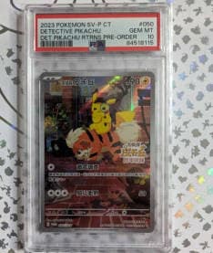 Detective Pikachu SV-P CT PSA 10